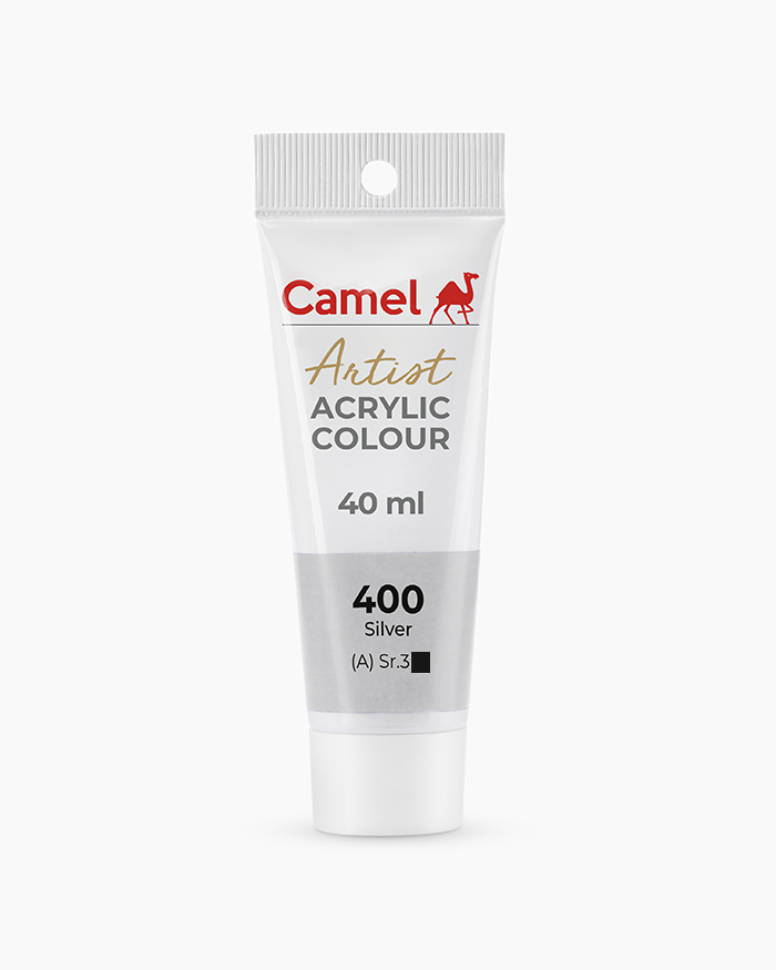 Camel Artist Acrylic Colours Silver